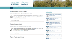 Desktop Screenshot of canauthorsniagara.org