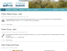 Tablet Screenshot of canauthorsniagara.org